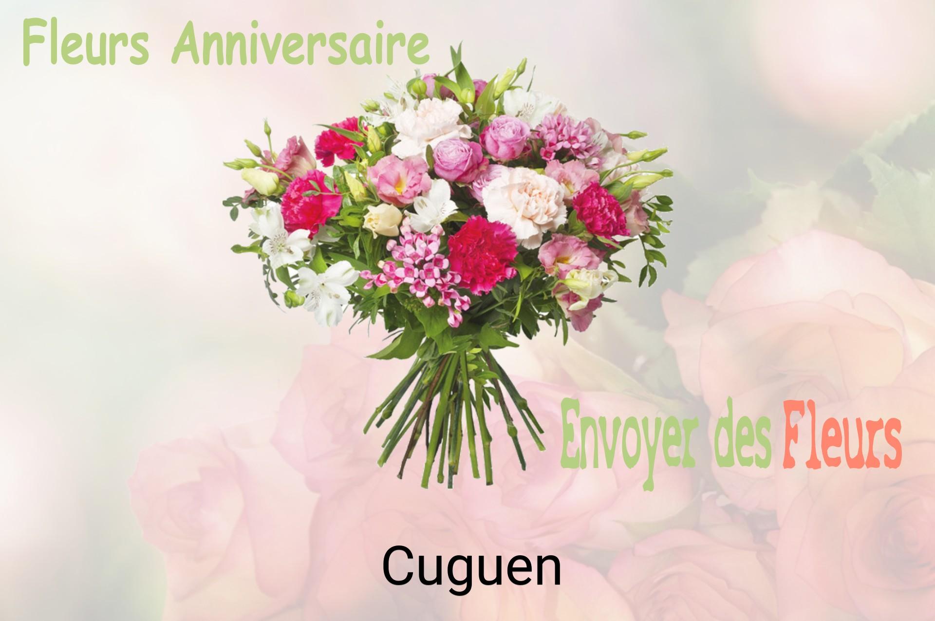 Bouquet de fleurs d’anniversaire livré à Cuguen